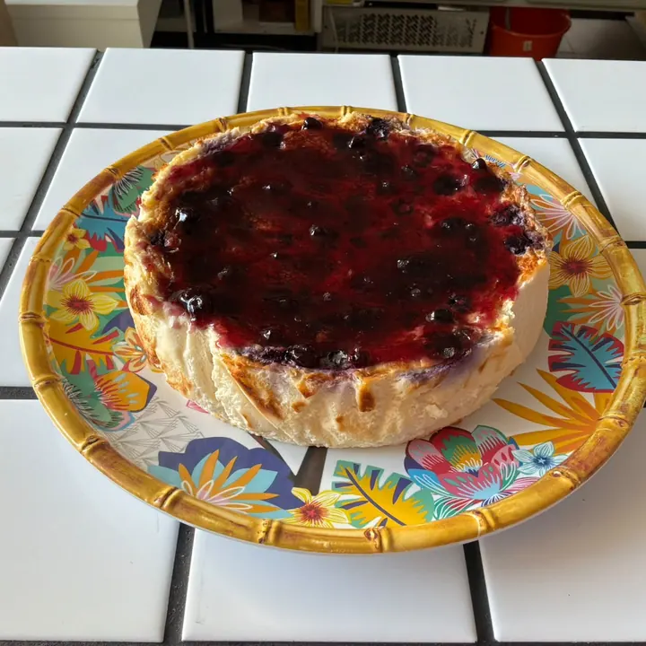 Tarta de queso Arándanos