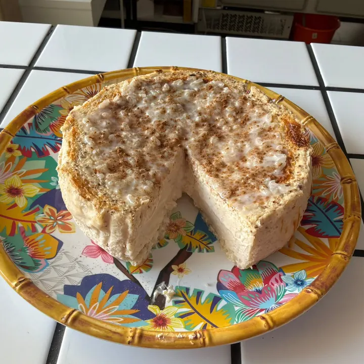 Tarta de queso Arroz con leche